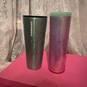 COPY - Starbucks Mermaid  tumblers 2  ..NWT...